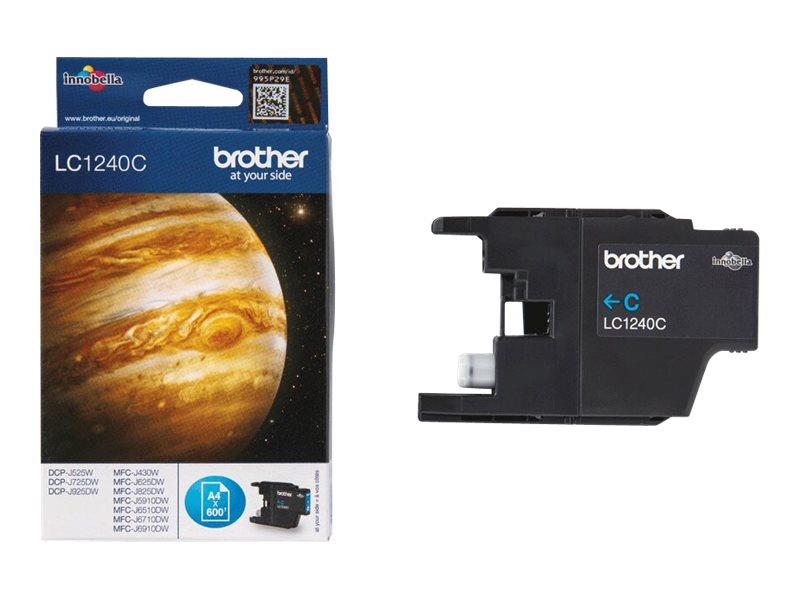 Brother LC-1240C inktcartridge Origineel Cyaan 1 stuk(s)