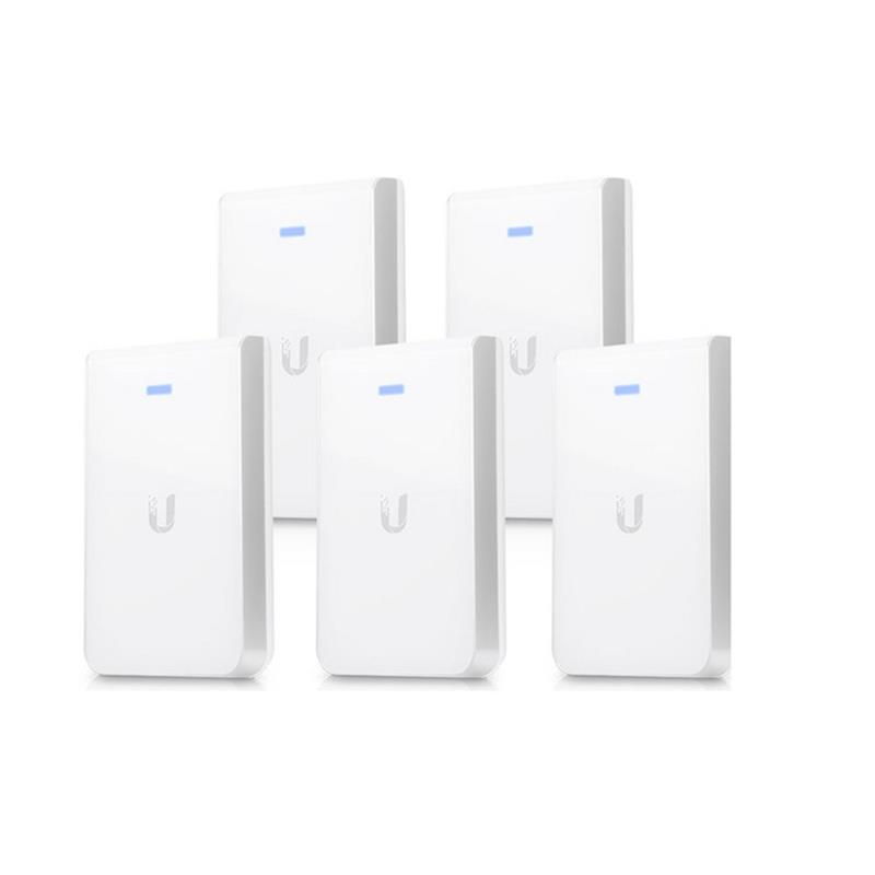 Ubiquiti Access-Point UniFi UAP-AC-IW 802.11ac (In-Wall) 5er-Pack Without PoE adapter / Without power supply