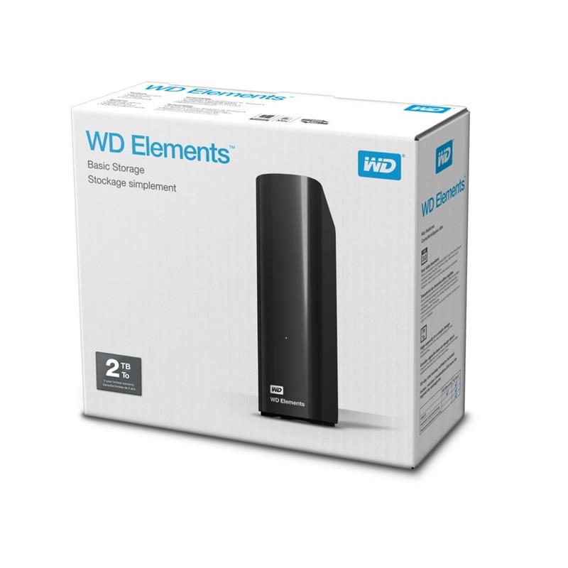 WD HDex 3.5 USB3 10TB Elements Desktop black