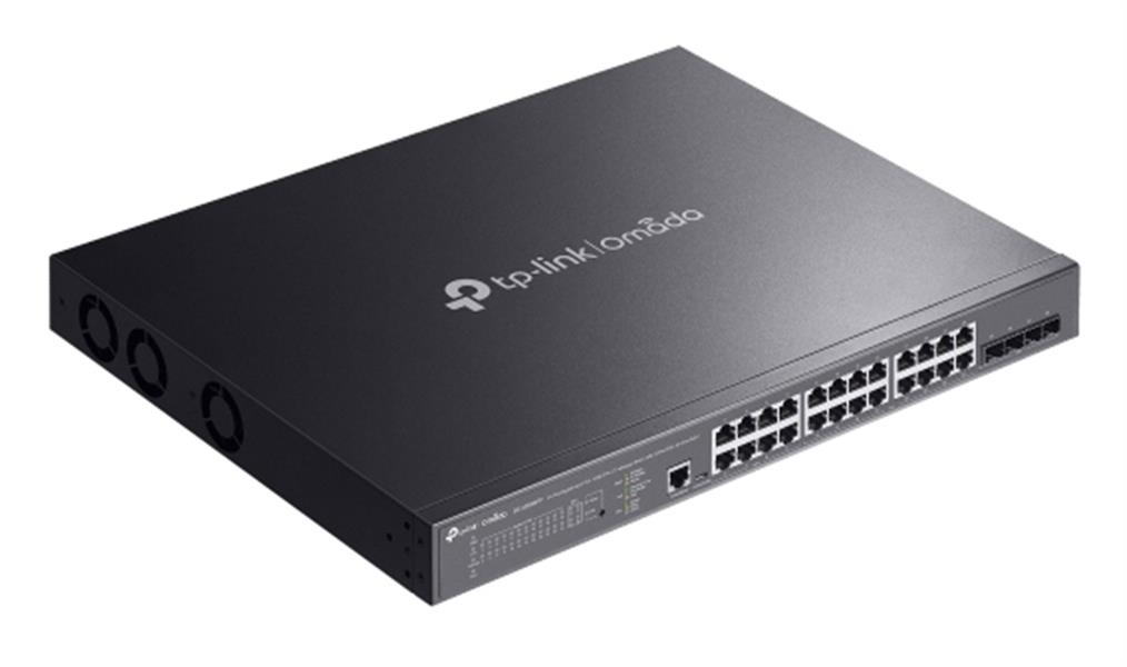 TP-Link Omada SG3428XMPP netwerk-switch Managed L2+ Gigabit Ethernet (10/100/1000) Power over Ethernet (PoE) 1U Zwart