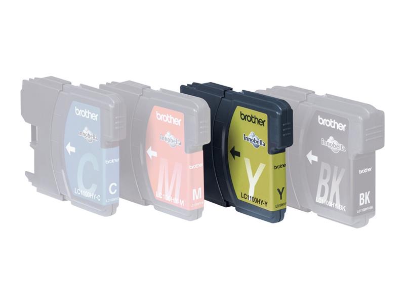 Brother LC-1100HYY Ink Cartridge Origineel Geel 1 stuk(s)