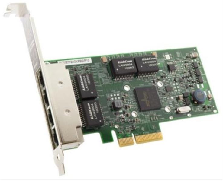 BC 1 GbE 4-port Server Adapter NetXtreme BCM5719-4P (4xRJ45) bulk PCIe 2.0 x4 incl. full height and low profile bracket