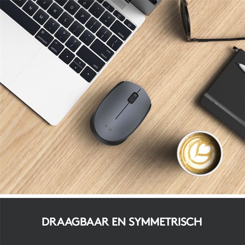 Logitech M170 muis RF Draadloos Optisch 1000 DPI Ambidextrous