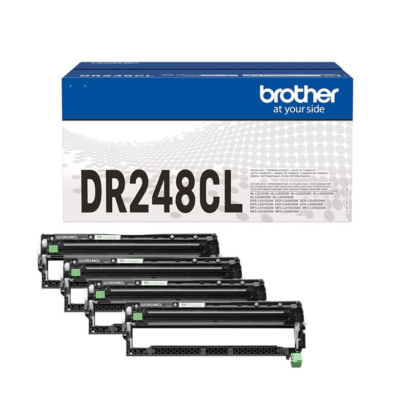 Brother DR-248CL printer drum Origineel 4 stuk(s) Multipack