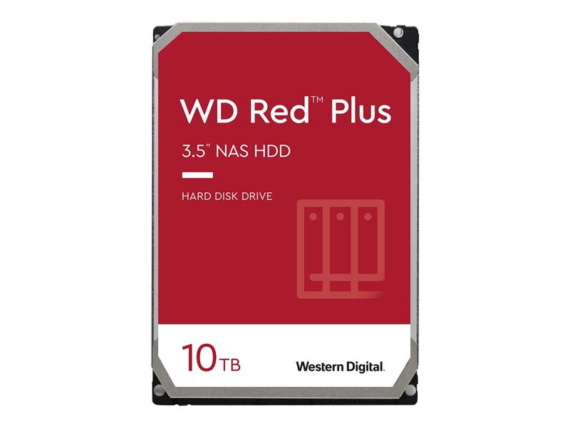 Western Digital RED PLUS HDD 10TB 3 5 SATA3 7200 RPM 256 MB 215 MB s