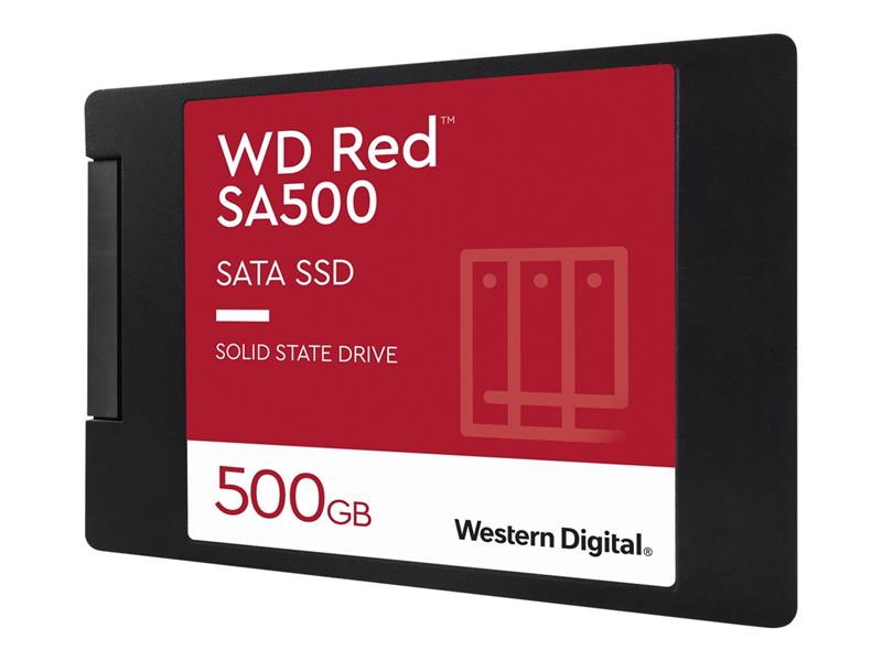 WD SSD 2.5 500GB Red / NAS 24x7 /SATA3 (Di)