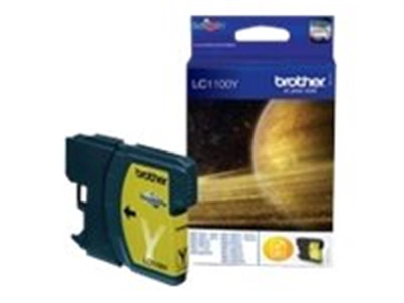 Brother LC-1100Y inktcartridge Origineel Geel 1 stuk(s)