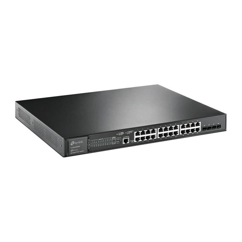 TP-Link TL-SG3428XMP netwerk-switch Managed L2/L3 Gigabit Ethernet (10/100/1000) Power over Ethernet (PoE) 1U Zwart