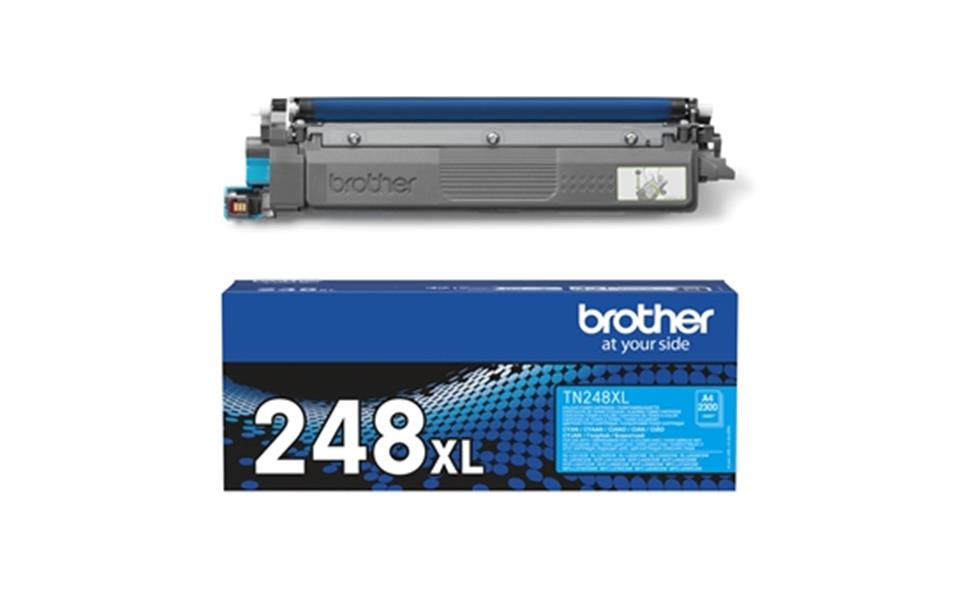 Brother TN248XLC Cyan Toner Cartridge tonercartridge 1 stuk(s) Origineel