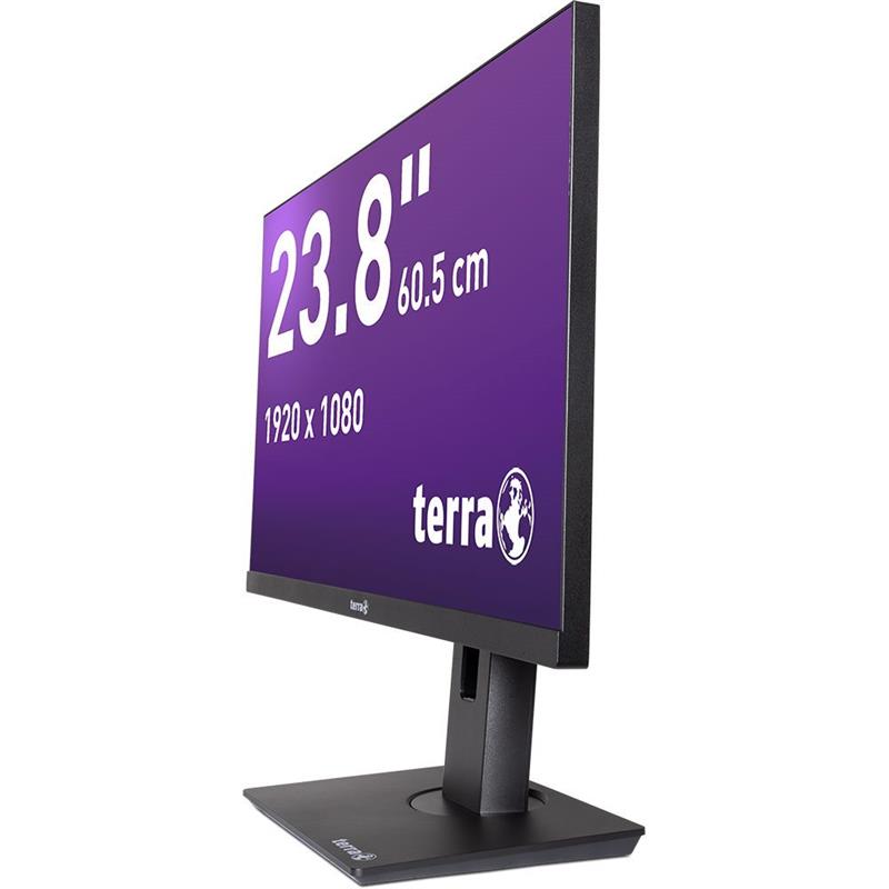 Terra Led Monitor 2463W PV black DP/HDMI Greenline Plus 24 inch